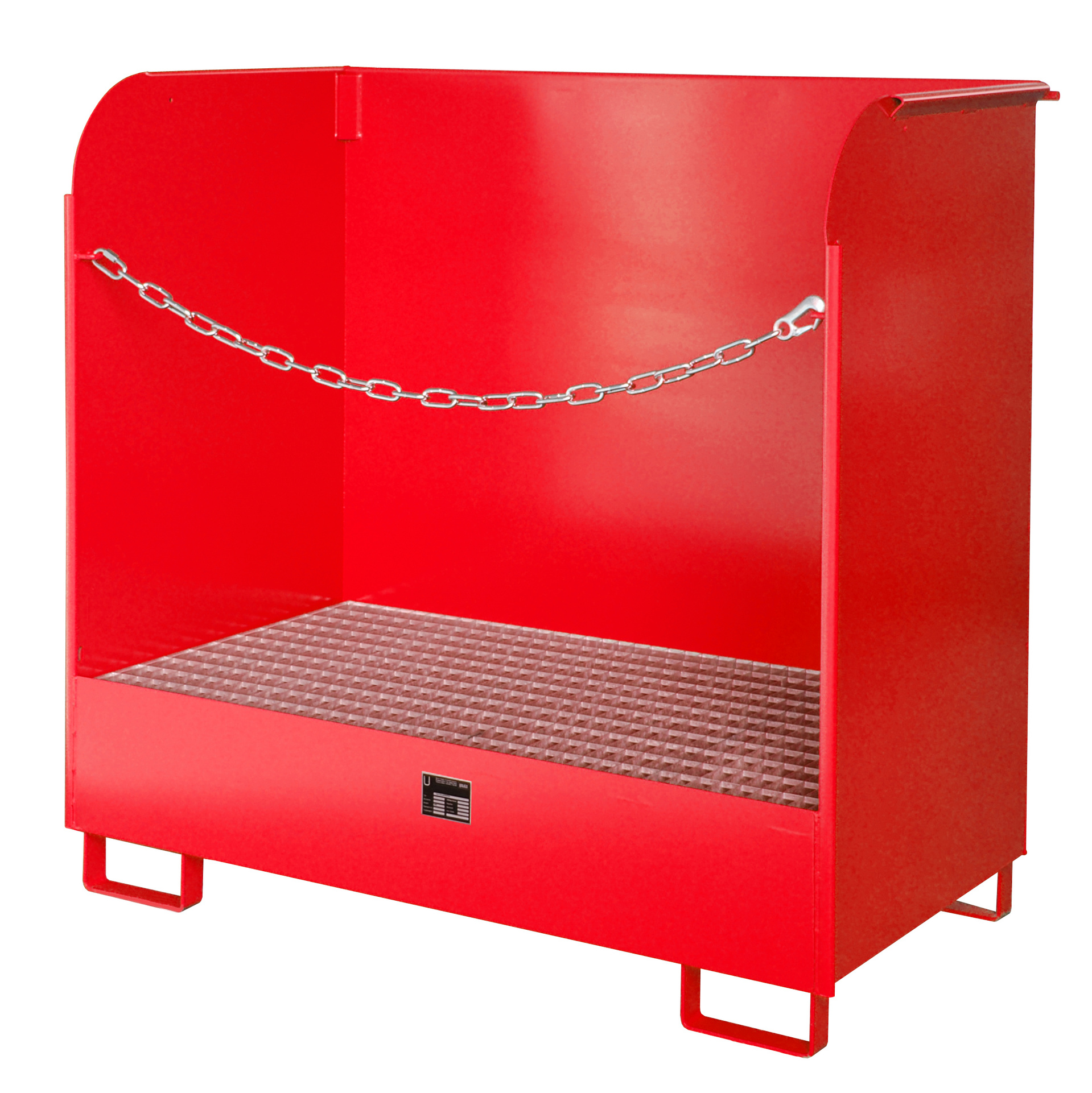 Gefahrstoff-Depot Typ GD-A RAL 3000 Feuerrot